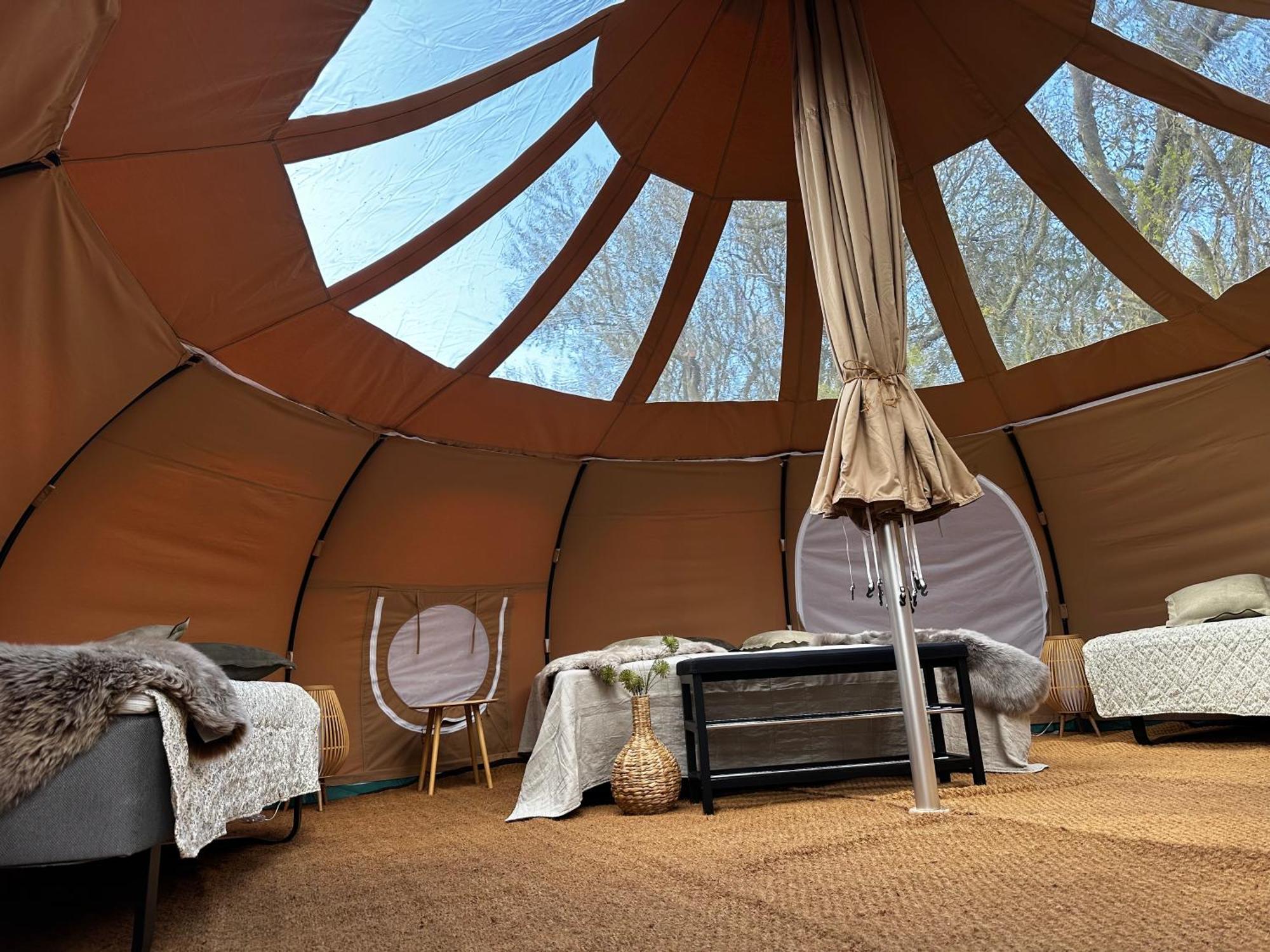 Romantik Luxus Glamping 2 Idestrup Εξωτερικό φωτογραφία